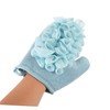 Gatuida 2pcs Double Sided Loofah Sponge Exfoliating Mitt Shower Scrubber