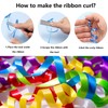 Mooshy 2 Rolls Curling Ribbon, 100m/50m Purple Balloons String for
