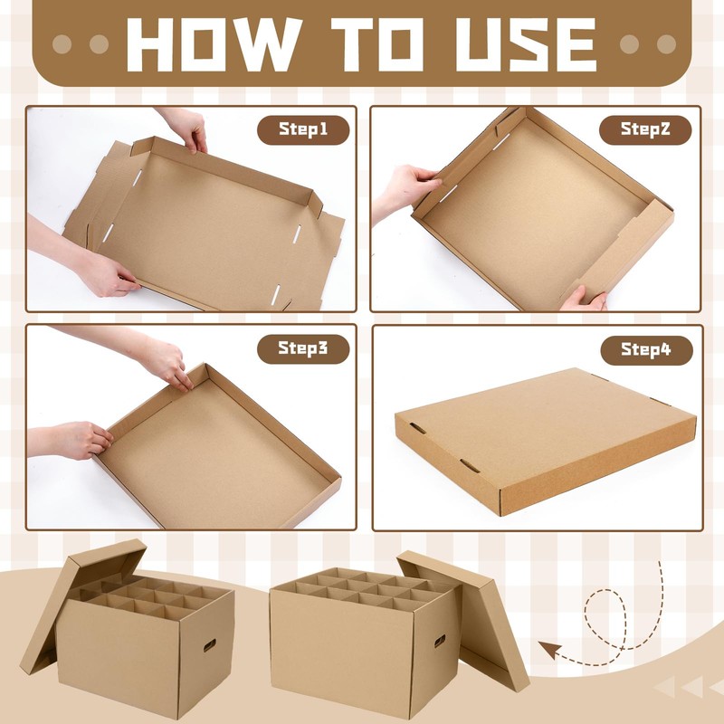 Gilprop 20 Pack File Box Lids, Fits for 15" x