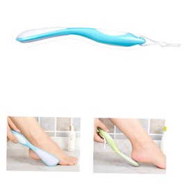 WOONEKY Two-sided Foot Callus Remover Professional Pedicure File Extra- Handle for Gentle Exfoliation Ergonomic Grip for Smooth Skin Treatment and Salon Use