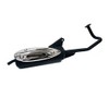 MYK complete Exhaust Muffler for QMB139/50cc 4 Stroke Engines Scooters