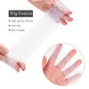 koskusder 2 Pcs White Silicone Wigs Grip Bands with 4