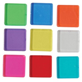 The Beadery 7533SV564 Plastic Mosaic Pieces, 6mm-12mm, Multicolor