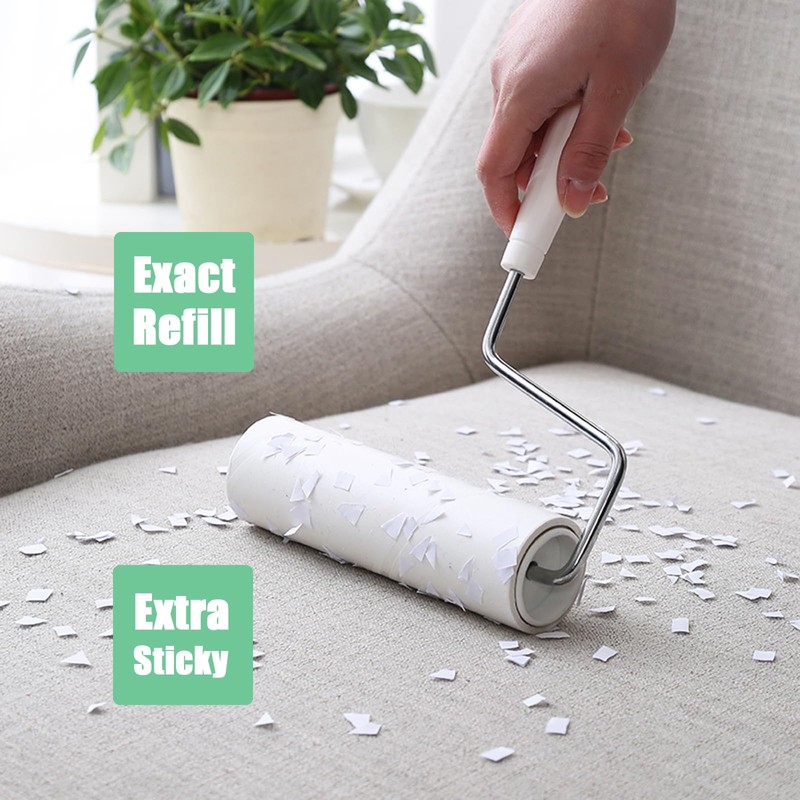 7.9 inch Lint Roller Refills Only, Extra Sticky Tape Roller