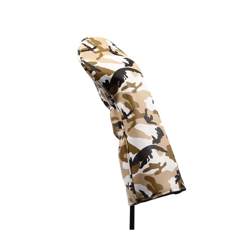Driver (460cc Compatible) Camo Headcover Wood Cover (Brown)