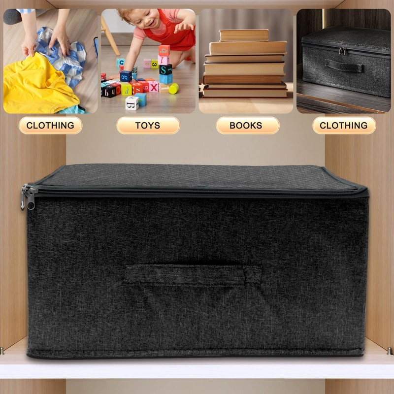JASFLY Foldable Lockable Box, 30 x 20 x 14 cm,