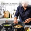 Vinchef Non Stick Frying Pan with Lid,9.5 Inch Anti Scratch