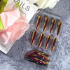 Chrome Press on Nails Medium Length Artificial Acrylic Metallic Laser