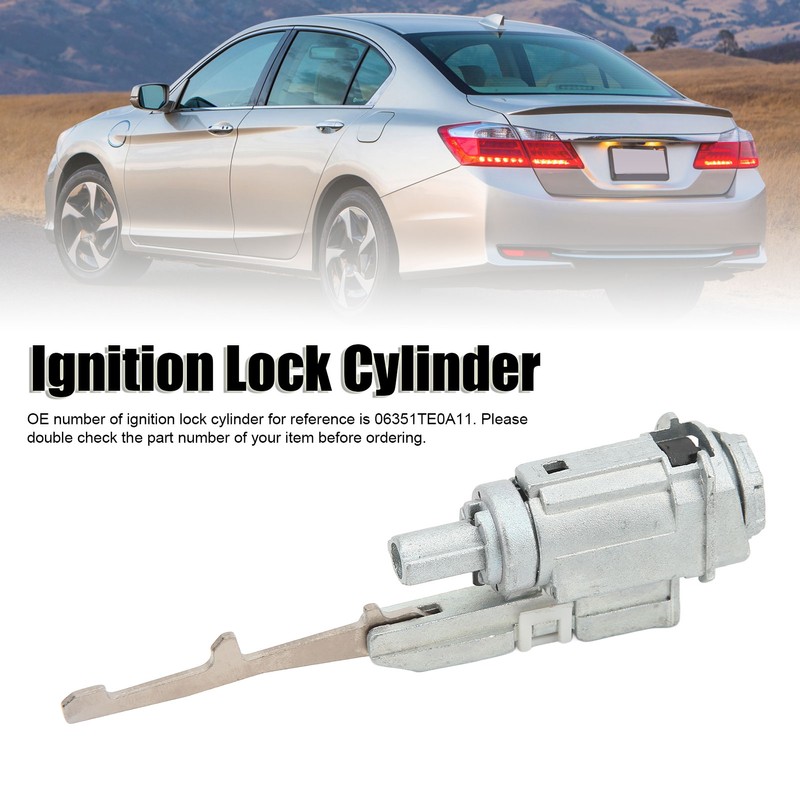 Ignition Switch Lock Cylinder with Key 06351TE0A11 Replacement for Acura