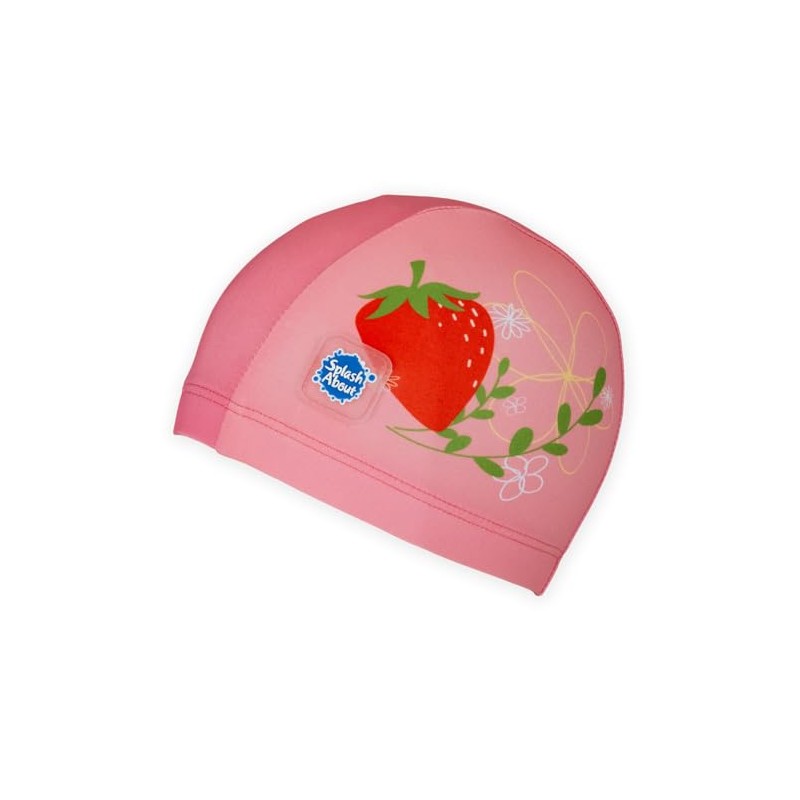 Splash About Baby & Toddler Swim Hat (Strawberry Field, 2-6