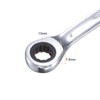sourcing map 10mm Stubby Ratcheting Combination Wrench Metric 72 Teeth