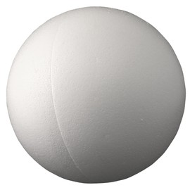 Unbekannt Polystyrene ball approx. 200 mm, 20 cm, 1 piece, hollow ball, separable