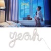 LED Neon Sign Yeah Shape Wall Decor Neon Night Light