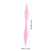 FOMIYES 2pcs Eyebrow Tweezers Double Ends Stainless Steel Tweezers Makeup
