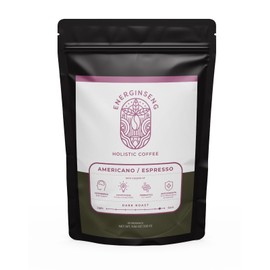 Energinseng Mushroom Coffee - Artisanal Instant Americano Espresso with Nootropics, Adaptogens, Prebiotics, and Antioxidants - 3.5oz (100g)