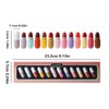 Homeit Girls Lipstick Set Waterproof Portable 12 Pcs Cute Mini