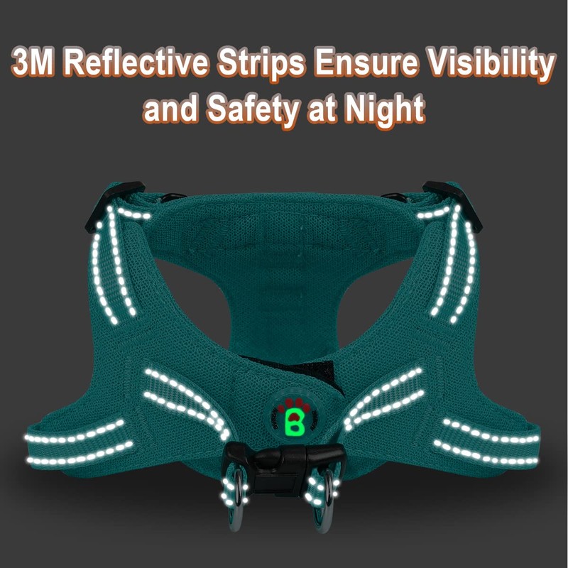 Dog Harness Step in Dog Vest Harness, Reflective Adjustable Puppy
