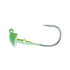 BUCKEYE LURES J-Will Swimbait Head with Ultra Point Heavy Flipping Hook & Molded Collar, AYU, 1/2 oz