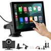 VEVOR Wireless Car Stereo, 9-Inch HD Portable Radio Touch Screen