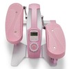 Sunny Health & Fitness Smart Pink Under-Desk Elliptical Trainer, Mini