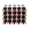 FDHUIJIA Wine Rack Small countertop Cabinet Stackable Storage Wooden freestanding