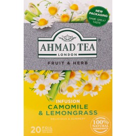 Ahmad Teas - Camomile & Lemongrass 1.4oz - 20 Tea Bags, Brown