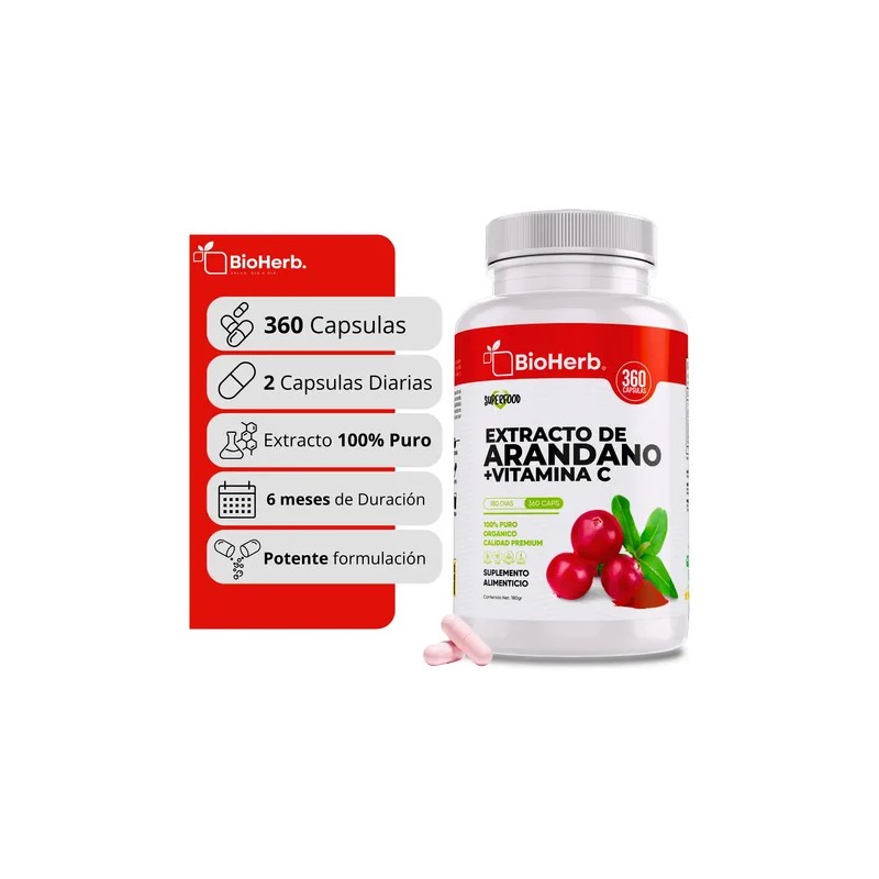 Extracto De Arándano 100% - Eficaz Apoyo Infección Urinaria