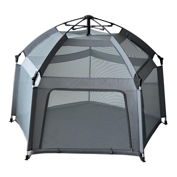 UPHUNAL Baby Playpen - Portable Baby Beach Tent with Self-Inflating