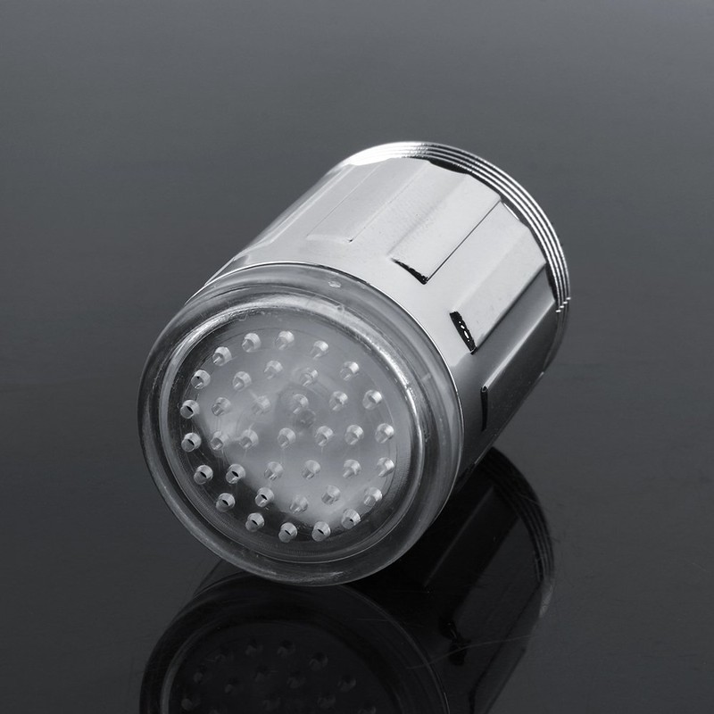 3 Colors Changing LED Faucet, LED Light Changing Glow Temperature