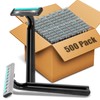 MAGDIY Disposable Razors Bulk for Men 500 Pack, Homeless Supplies