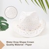 AQOKKA Straw Cowboy Hats for Women Men Western Cowgirl Hats