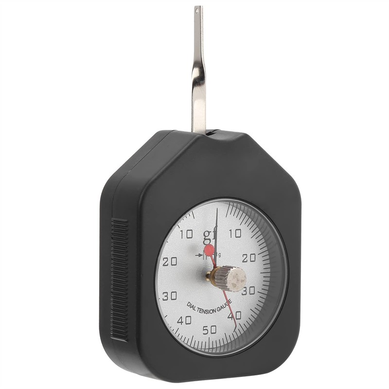 Jeanoko SEG‑50‑2 Dial Tension Meter Gauge Double‑Needle Switch Dynamometer Tensiometer