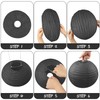 Jangostor Pack of 20 Black Paper Lanterns, Round Paper Lanterns,