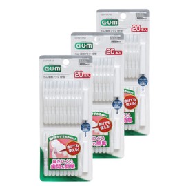 Gum Interdental Brush I Shape 20P Size SSS x 3 Pieces