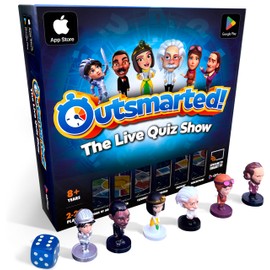 Outsmarted - The App-Connected TV Quiz-Show Board Game | Kids, Teens & Adults | Next-Level Game Night for Family & Friends | 2–24 Players | Age 8+ | 10,000+ Questions | 2026 Edition