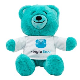 Tingle Bear The Original ASMR Teddy Bear - Super Soft Stuffed Toy & Relaxation Aid for Kids & Adults - Teddy Bear with Bluetooth Speaker to Play Any Sound or Music