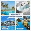 Floating Pool Thermometer Easy Read - No Battery Needed, IPX6