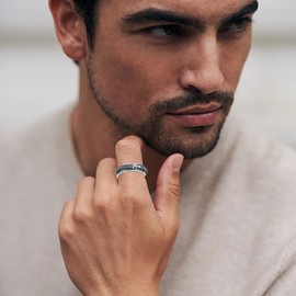 Lattd Snake Ouroboros Spinner Ring 925 Sterling Silver Unique Snake Design Anxiety Fidget Ring 6mm for Men Women (10)