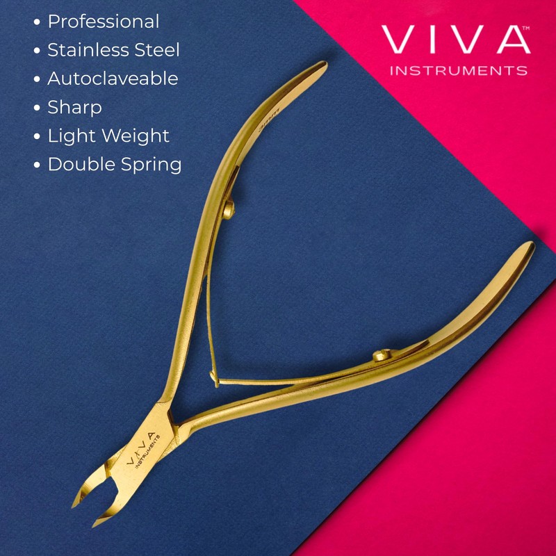 Professional Cuticle Nippers Cutter for Manicure & Pedicure – Stainless