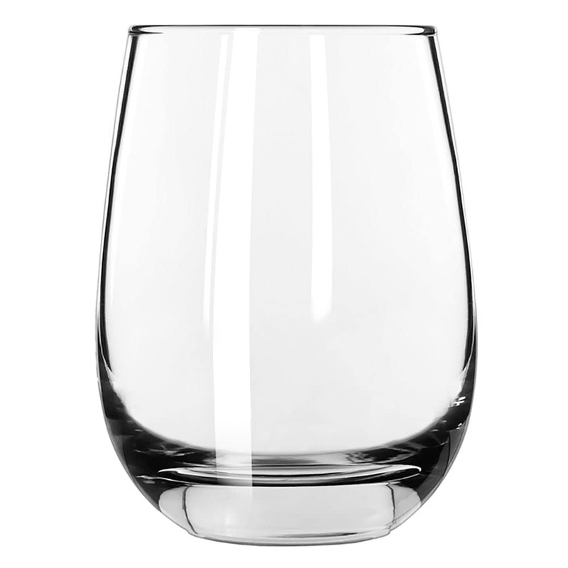 Libbey 231 Stemless Wine Glasses, 15.25-ounce, Set of 12