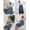EENSYWEENSY Women's Spa Bath Towel Wrap Set with Hair Turban,