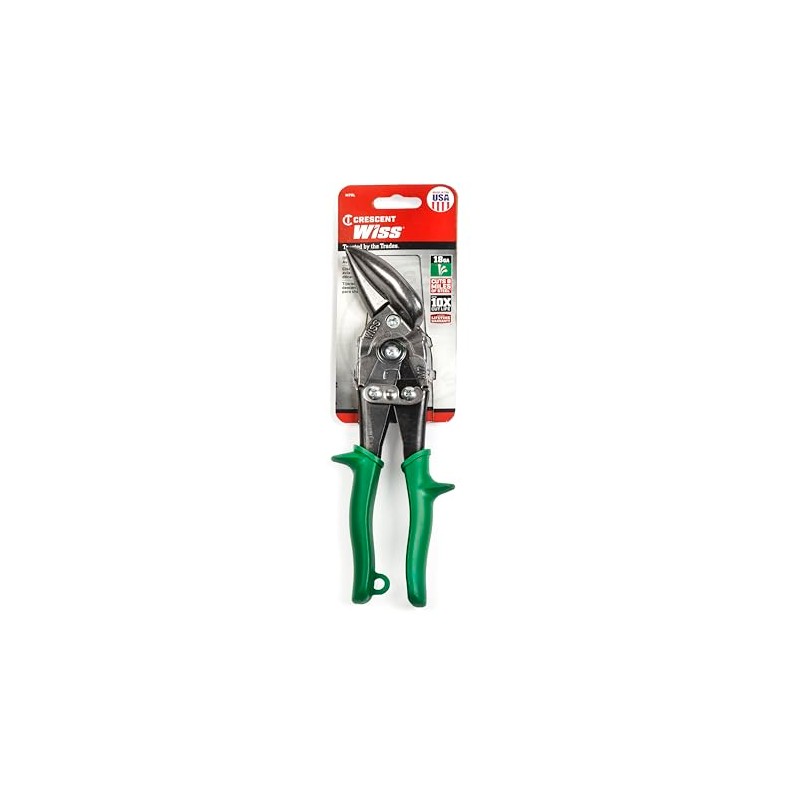Wiss M7R 9 1/4" Metalmaster Offset Snips, Cuts Straight to