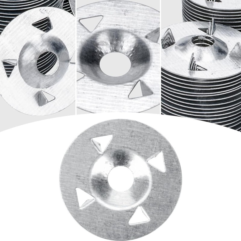 300 Pcs Foam Board Fasteners - 1-1/8 Inch Metal Washers