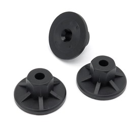 VVO Fasteners- Black Plastic Rear Wheel Arch Flares & Moulding Trim Nuts for Volkswagen Amarok, (Pack of 10)