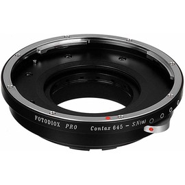 Fotodiox Pro Lens Mount Adapter with Built-in Aperture Control Iris, for Contax 645 lens to Sony Alpha DSLR Cameras