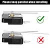 Oidnvay 14 Styles Clock Movement Mechanism,Non-Ticking Clock Hands,DIY Repair Parts