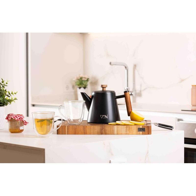 VDN Teapot with Strainer Insert - Teapot Thermal Double Walled