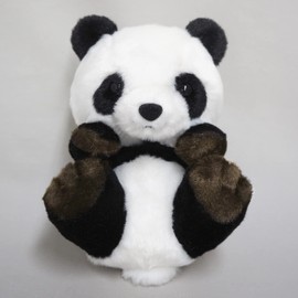 Sanei Boeki Kyunkyuncolon Panda Plush Toy, W 3.9 x D 4.7 x H 4.7 inches (10 x 12 x 12 cm)