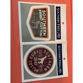 2 Southern Fried Cotton SoFri Co Decal Stickers Lot Bumper