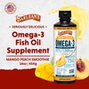 Barlean's Omega 3 Fish Oil Liquid Supplement with Vitamin D